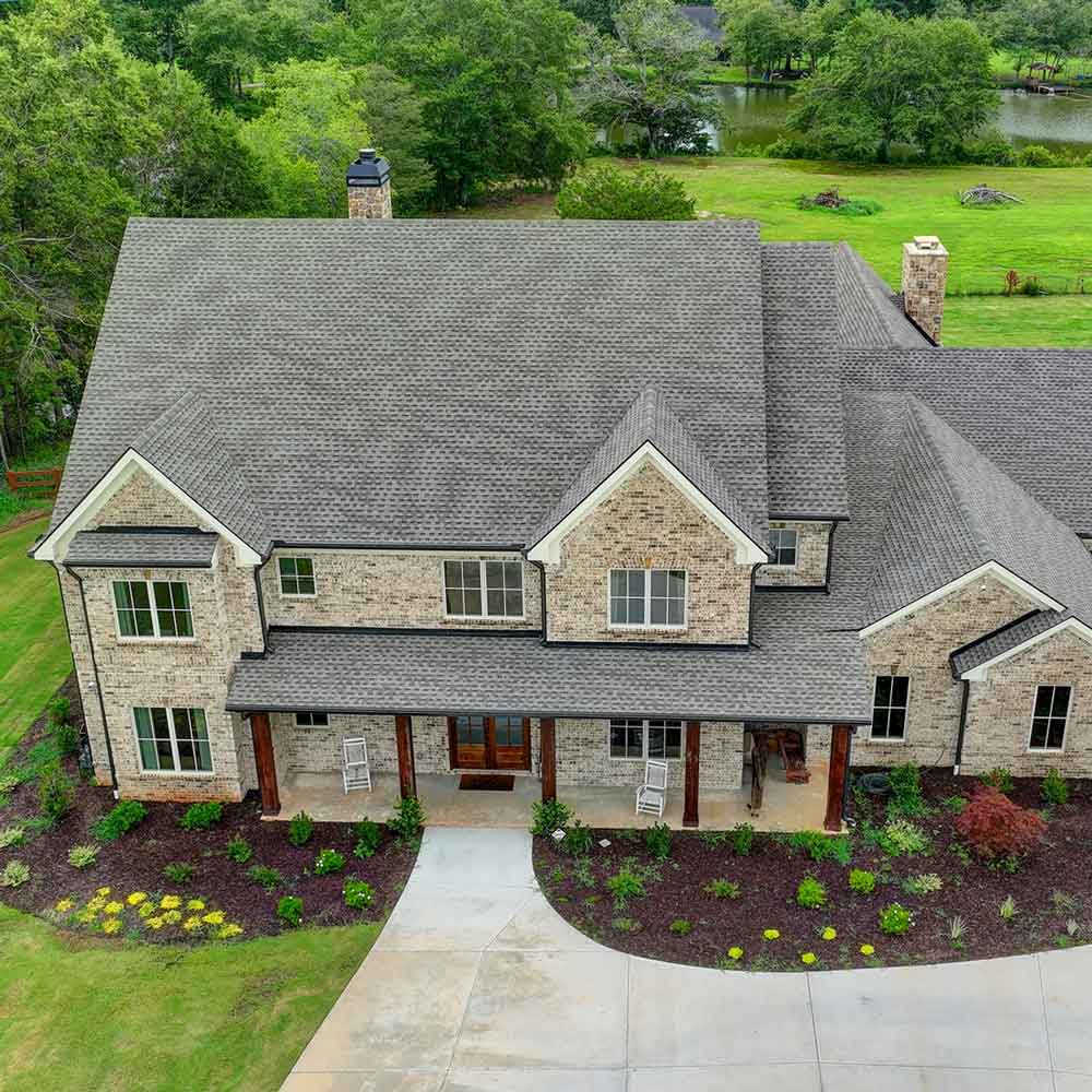 OMZ HomZ Custom Home Build - Aerial View