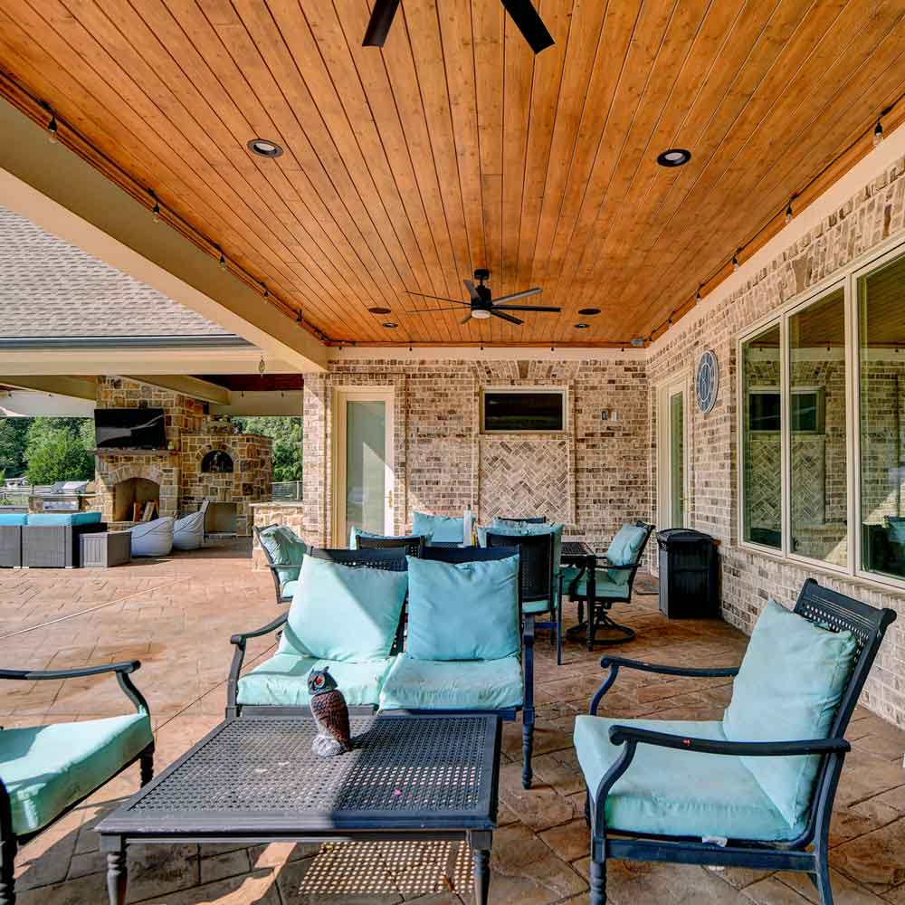 OMZ HomZ Custom Home Build - Patio