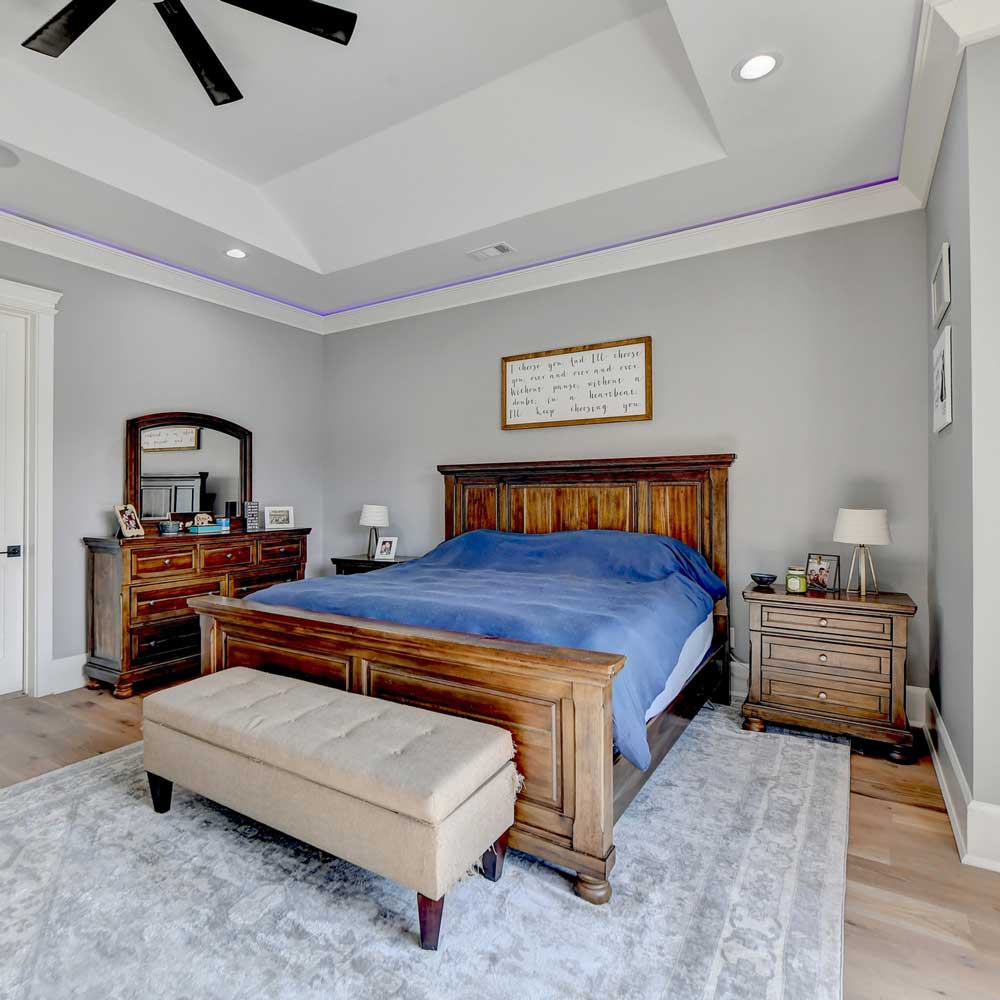OMZ HomZ Custom Home Build - Bedroom