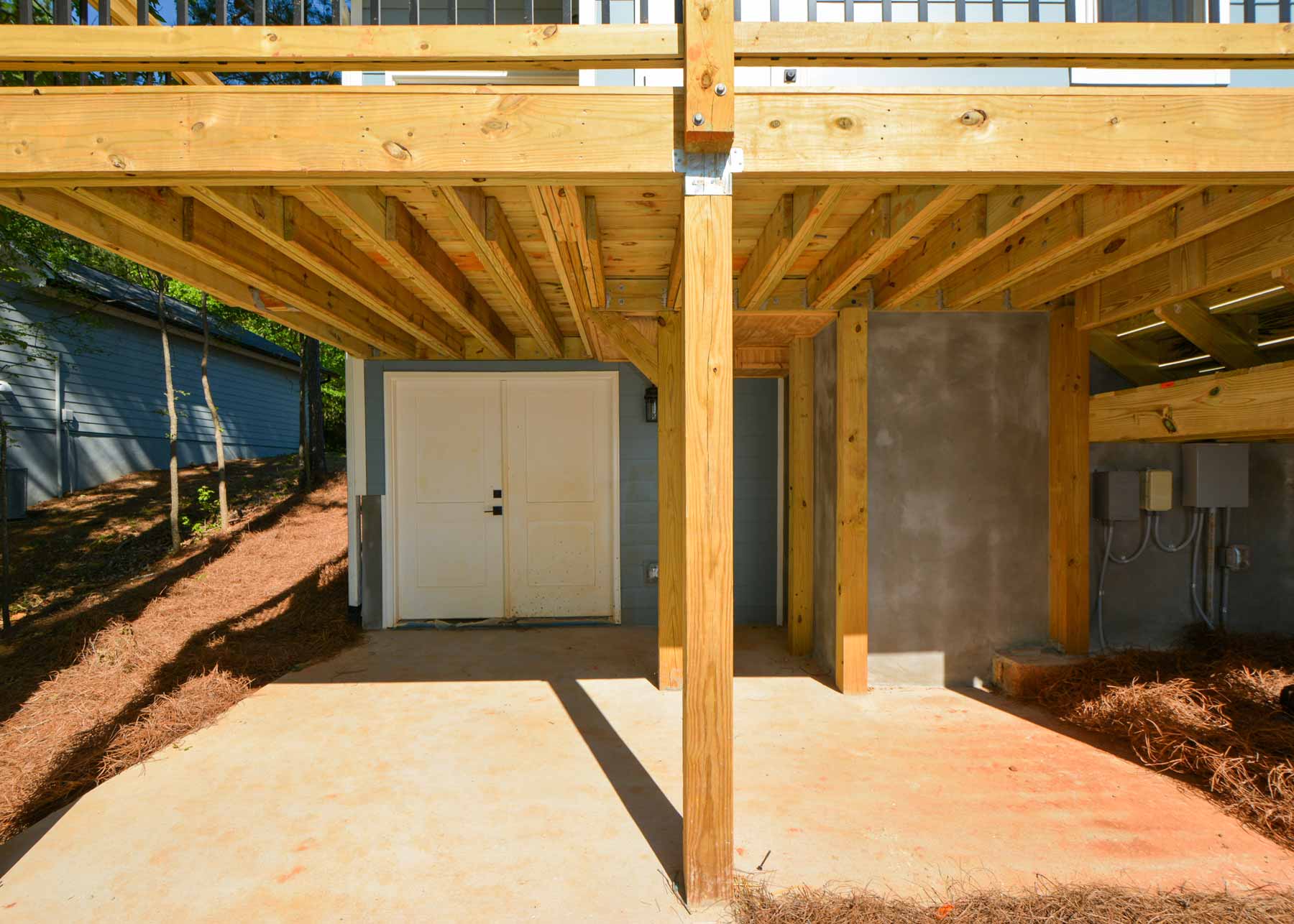pullman-house-under-deck-storage Pullman House Building Project | OMZ HomZ